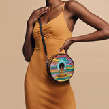 "AfroEssence" Circle Crossbody Bag