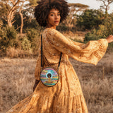 "AfroEssence" Circle Crossbody Bag