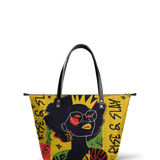 "Aina" Lemon Zest Leather Tote Bag Deal