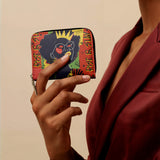 "Aina" Flame Red Mini Wallet