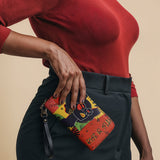 "Aina" Flame Red Wallet