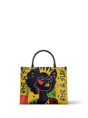 "Aina" Lemon Zest Leather Handbag