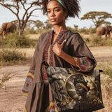 "Barakaya" Leather Tote Bag