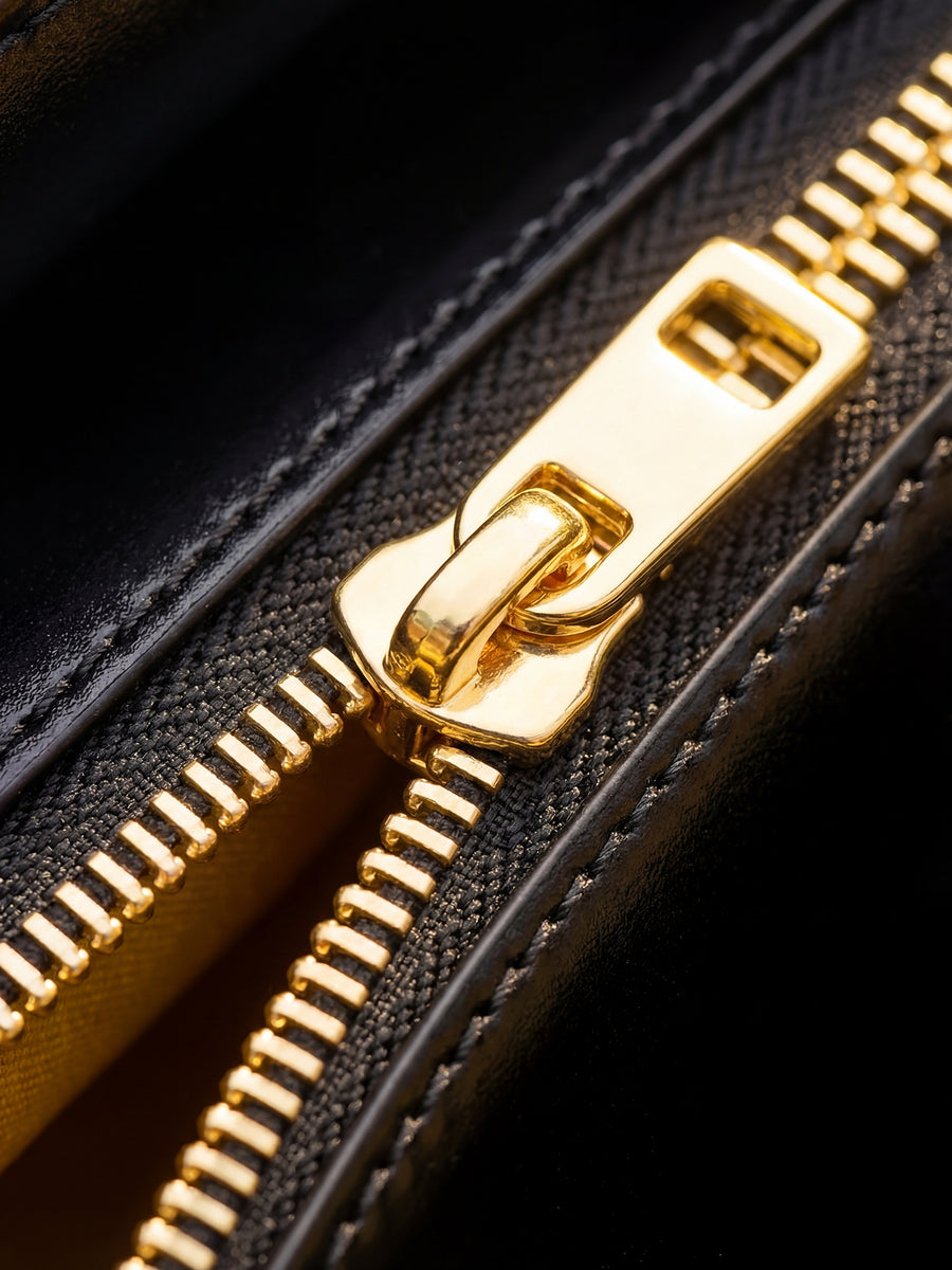 "Blacknificent" Leather Handbag