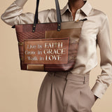 "Eliora" Leather Tote Bag