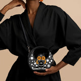 "Fahari" Monochrome Circle Crossbody Bag