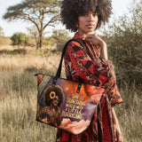 "Huriya" Leather Tote Bag