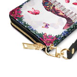 "Imani" Dove White Wallet