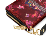 "Imani" Pomegranate Red Wallet