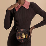 "Imarimom" Circle Crossbody Bag