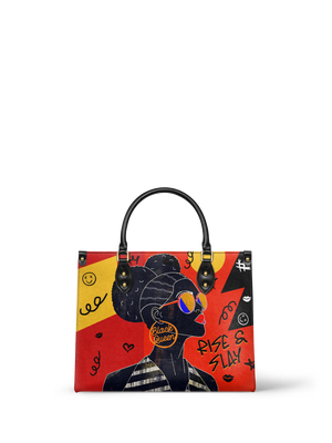 "Sanaa" Paprika Leather Handbag