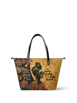 "Siyanda" Leather Tote Bag