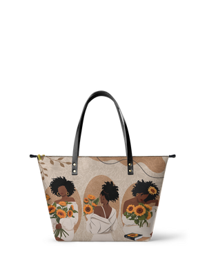 "Solina" Leather Tote Bag