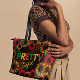 "Solya" Leather Tote Bag
