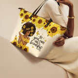 "Zuriya" Leather Tote Bag
