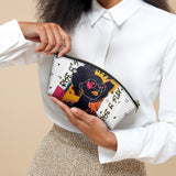 "Aina" Coconut White Eclipse Makeup Bag