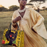 "Aina" Lemon Zest Leather Handbag Deal