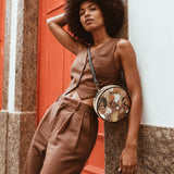 "Ayira" Circle Crossbody Bag