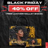 "Blacknificent" Leather Handbag Deal