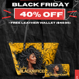 "Blacknificent" Leather Tote Bag Deal
