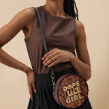 "Dope Black Girl" Circle Crossbody Bag