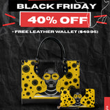 "Fahari" Marigold Pop Leather Handbag Deal
