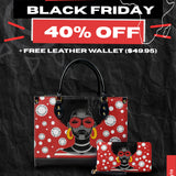 "Fahari" Strawberry Pop Leather Handbag Deal