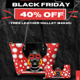 "Fahari" Strawberry Pop Leather Tote Bag Deal