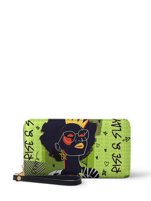 "Aina" Lime Pop Wallet