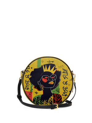 "Aina" Lemon Zest Circle Crossbody Bag