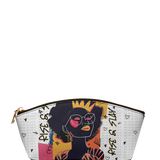 "Aina" Coconut White Eclipse Makeup Bag