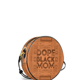 "Dope Black Mom" Circle Crossbody Bag