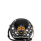 "Fahari" Monochrome Circle Crossbody Bag