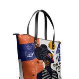 "Sanaa" Salt Pop Leather Tote Bag