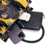 "Sanaa" Cornbread Small Leather Handbag Deal