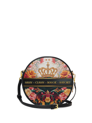 "Naija Royale" Circle Crossbody Bag