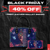 "Imani" Blue Orchid Leather Handbag Deal