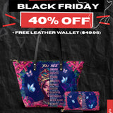 "Imani" Blue Orchid Leather Tote Bag Deal