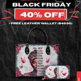 "Imani" Dove White Leather Handbag Deal