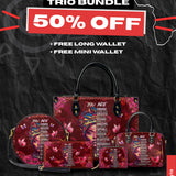 "Imani" Pomegranate Red The Signature Trio Bundle