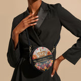 "Naija Royale" Circle Crossbody Bag