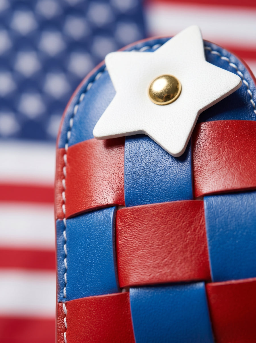 "Since 1776" Woven Heart Charm