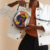 "Aina" Coconut White Circle Crossbody Bag Deal