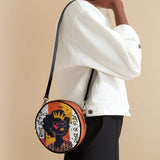 "Aina" Coconut White Circle Crossbody Bag Deal