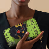 "Aina" Lime Pop Wallet