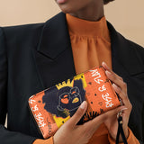 "Aina" Orange Sorbet Wallet