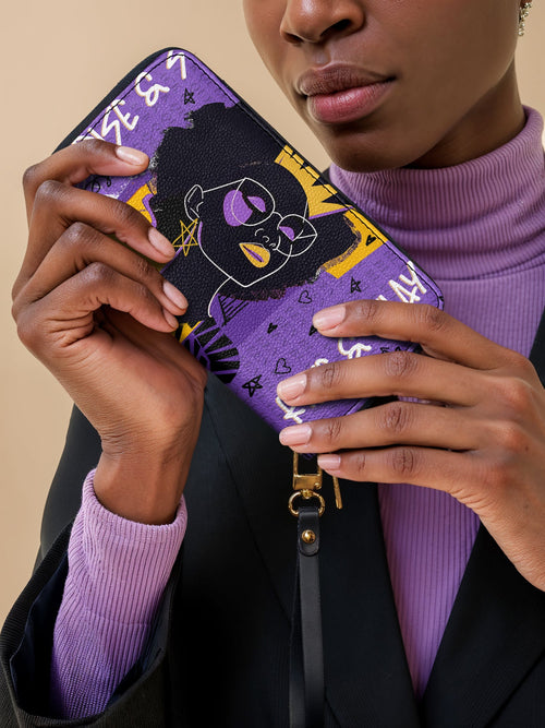 "Aina" Grape Soda Wallet FALL CLEARANCE DEAL
