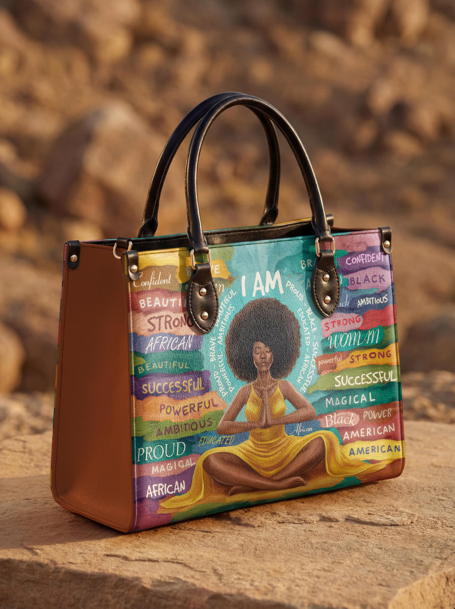 "AfroEssence" Leather Handbag - DD DEAL