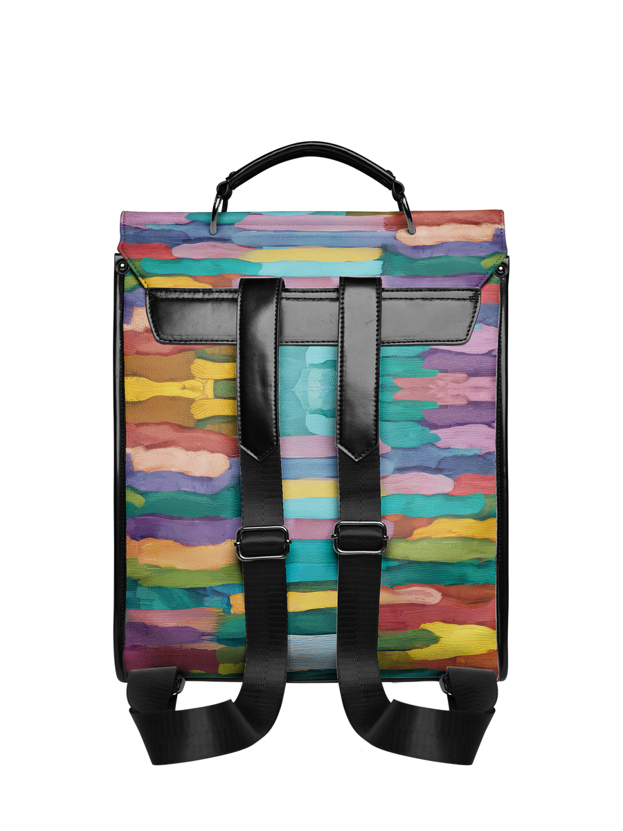 "AfroEssence" Leather Backpack