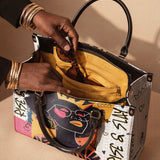 "Aina" Coconut White Leather Handbag - BRAVE ONES DEAL